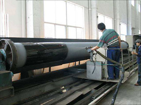 管道接口聚脲防水涂料(图2) 管道接口方式聚脲涂料施工案例