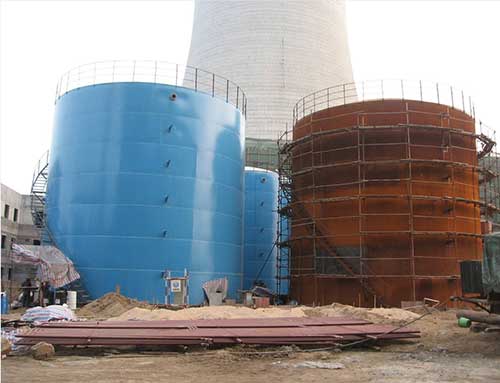 聚脲是什么防水涂料(图2) 双组份聚脲防水涂料罐体喷涂案例